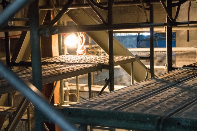 とび工事の様子